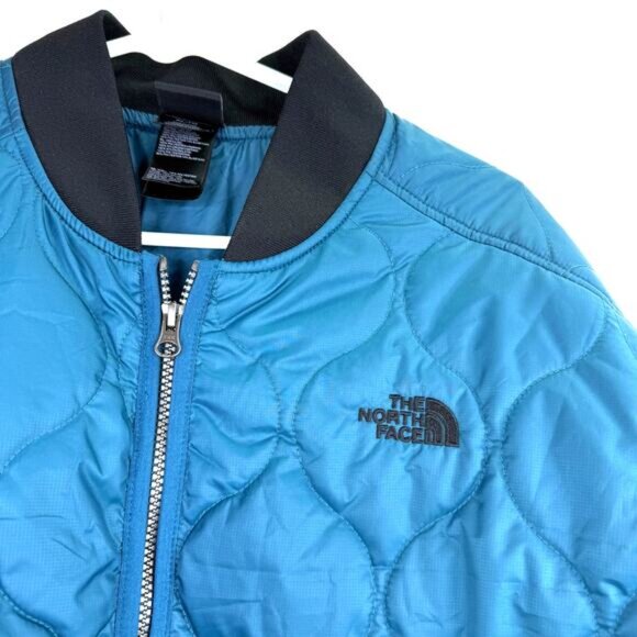 The North Face Men's Carto Triclimate Blue & Black Quilted Jacket Size XL - Picture 3 of 7